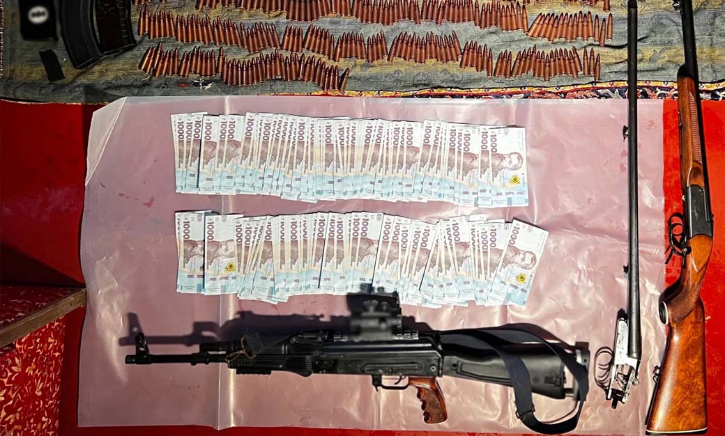 Law enforcement officers dismantled an interregional illegal arms market