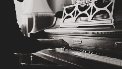 piano, classical music, piano player, pianist, man, music, musical instrument, musician, person, melody, monochrome, black and white, piano, piano, piano, piano, piano, music