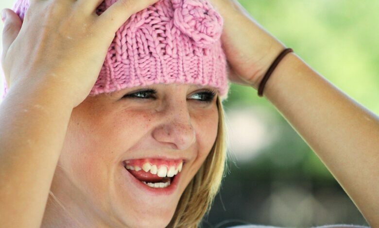 girl, bonnet, portrait