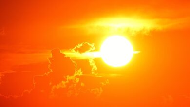 sunset, sun, sky, clouds, orange, orange sky, nature, sundown, setting sun, dusk, twilight, afterglow, skyscape