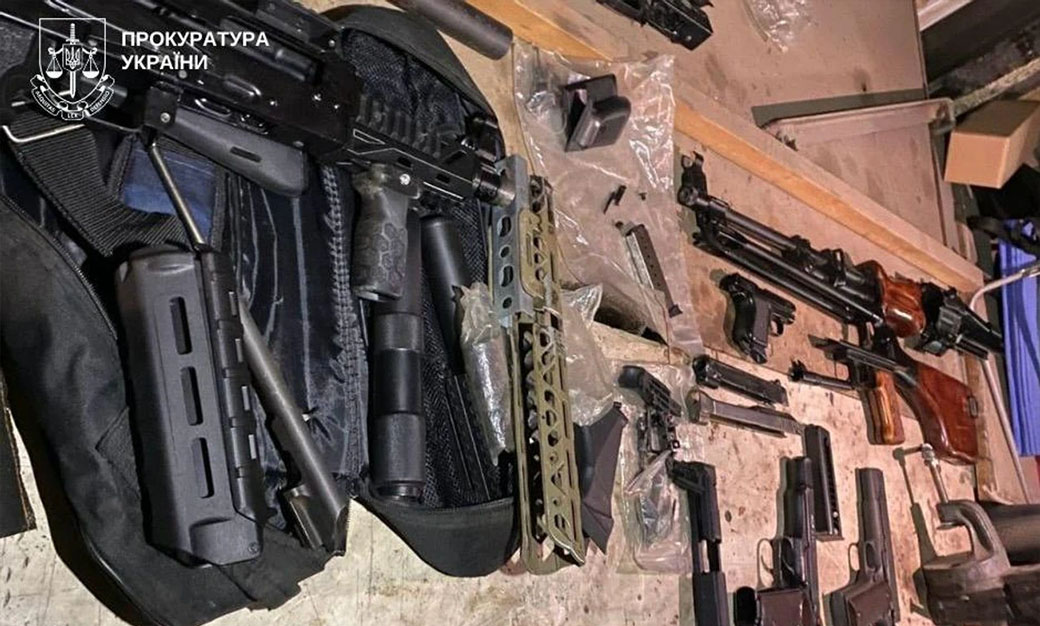 Illegal sale of weapons from a cache in a medical facility uncovered in Kyiv