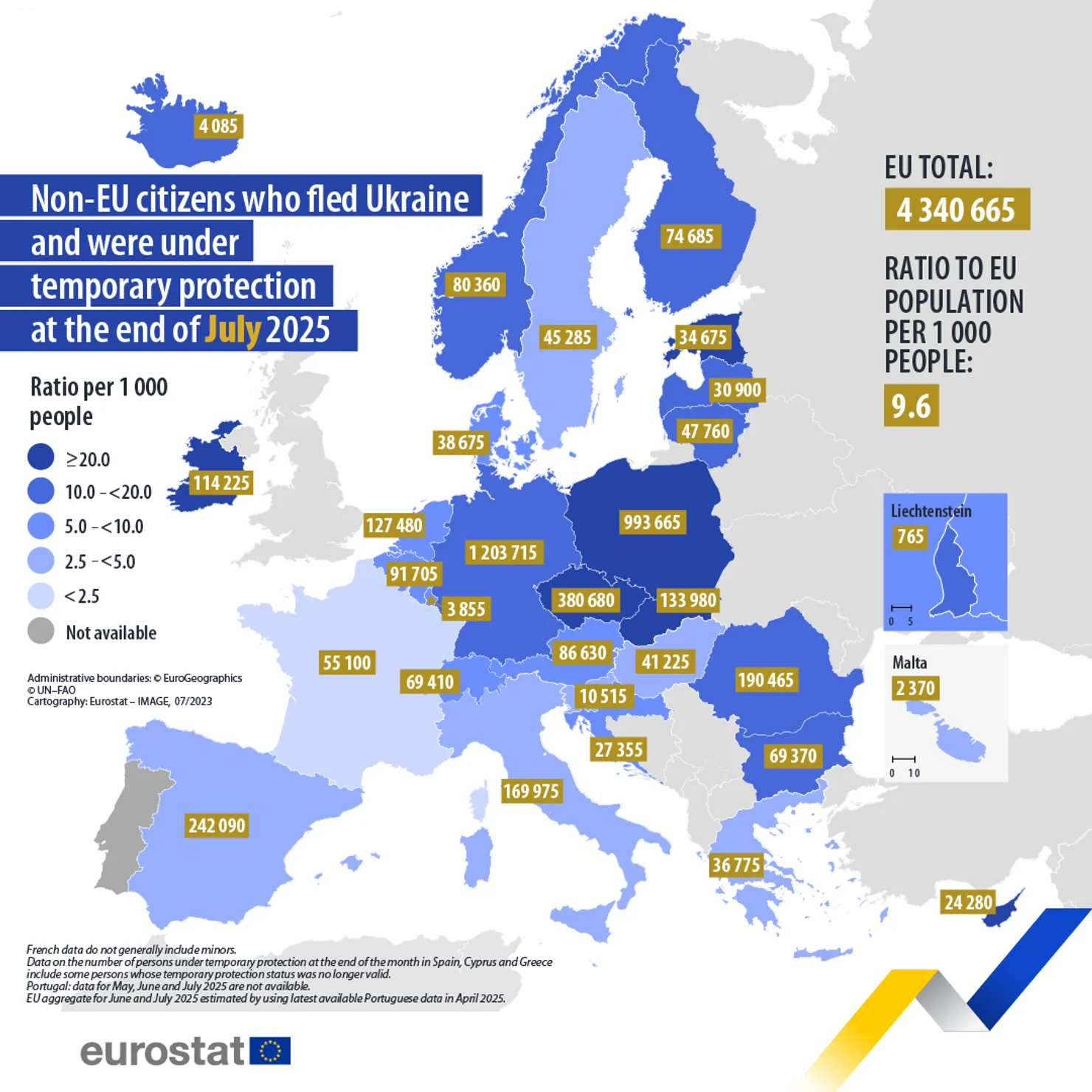 Українські біженці в Європі: які країни зараз є головними напрямками перебування