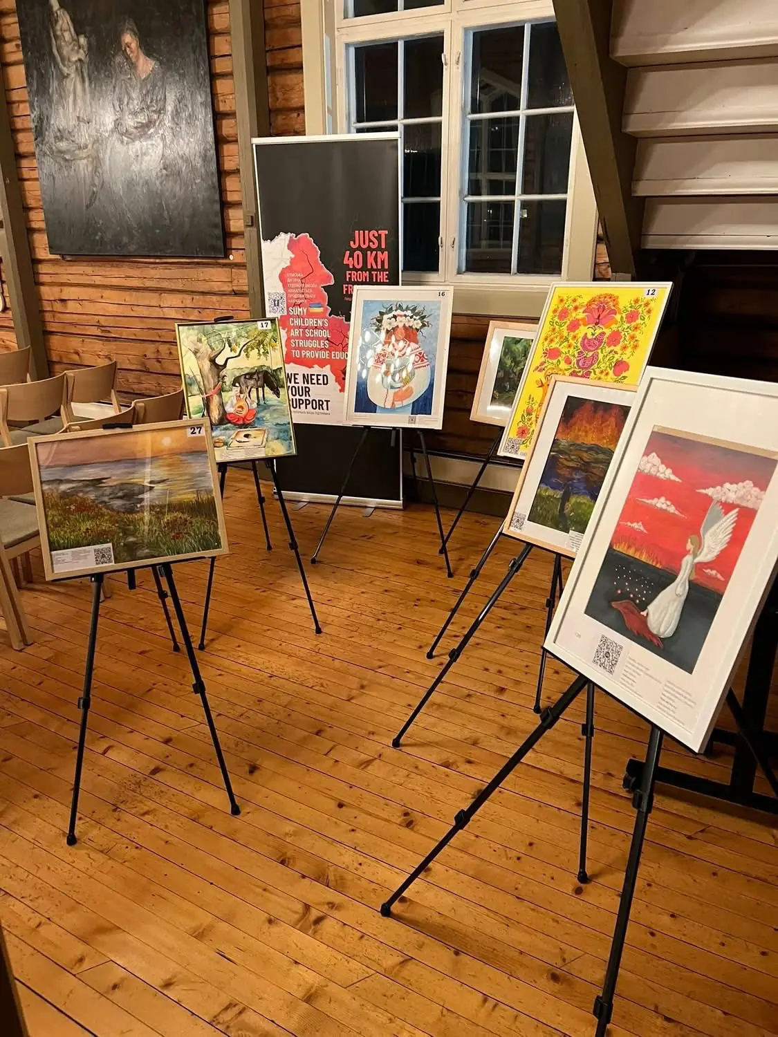 Children's drawings as a voice of war: works of students of Sumy Art School were shown in Japan and Europe
