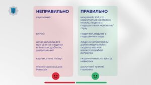 Barrier-free principle: the Ministry of Internal Affairs has provided the correct terminology for communication with persons with disabilities