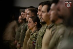 Захисники бригади Нацполіції "Лють" отримали нагороди за службу на передовій