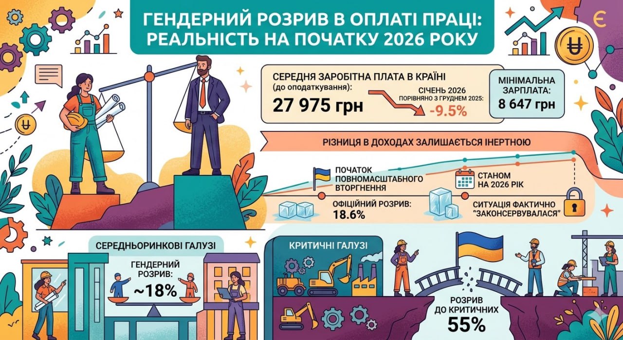 The modern Ukrainian labor market: shortage of men, the new role of pensioners and gender inequality